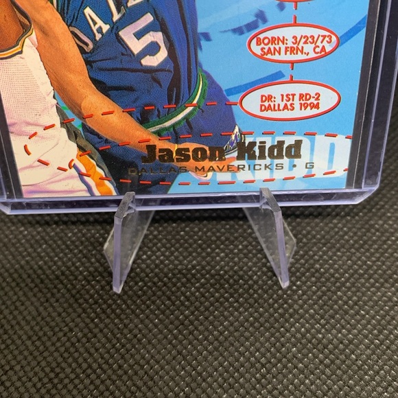 Jason Kidd 1995 Fleer NBA Dallas Mavericks Head Coach Perfect Condition - Picture 3 of 4
